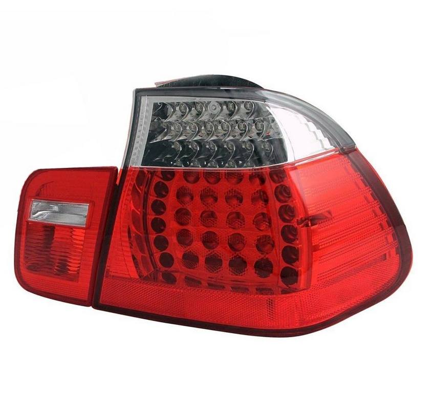 BMW Tail Light Set - Passenger Side - Inner and Outer (White Turn Signal) 63218383822 - ULO 2849991KIT